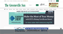 Desktop Screenshot of greenevillesun.com